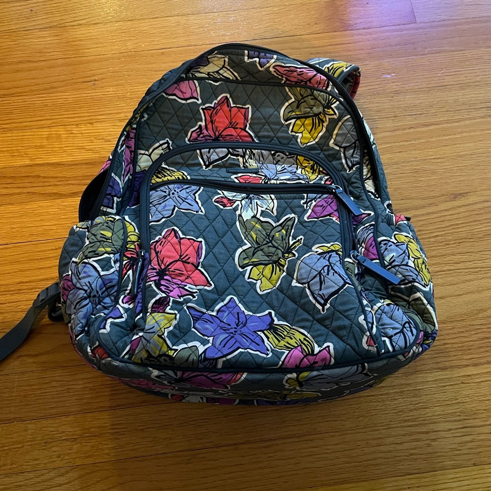 Vera Bradley Multicolor Floral Quilted Backpack